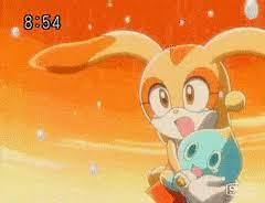 Cream, her mother, and all the chao live in new mobotoplist thanks to amy giving them a home, with nicole help. Best Cream Sonic X Gifs Gfycat