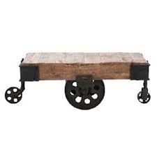 We love the industrial style metal details, especially its unique iron wheels and large rivets, as well as its distressed reclaimed wood plank top. Industrial Cart Coffee Table à¤² à¤¹ à¤• à¤• à¤« à¤® à¤œ In Jodhpur Relite Impex Id 20740979133