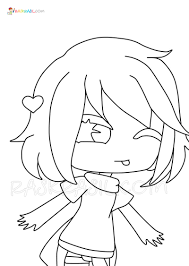 See more ideas about kolorowanki, proste rysunki kwiatów, kolorowanka. Gacha Life Coloring Pages Unique Collection Print For Free