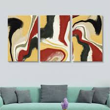 Home furniture wood veneer modern kitchen cabinets with island. Buy Abstract Modern Art Panels Canvas Wall Painting Online In India Wooden Street