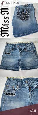 Miss Me Jean Mid Shorts Size 25 Girls Miss Me Jeans Miss Me Jeans Junior Fashion