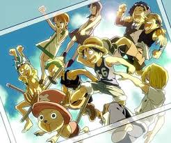 The Straw Hat Crew As Kids Gihihihi It Looks Like Luffy Is Getting Kicked By Usopp One Piece Images One Piece Anime One Piece Fanart