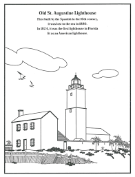 Please support our wonderful sponsors: St Augustine Lighthouse Coloring Sheets St Augustine Light House