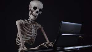 Discover more hilarious images, upload your own image, or create a new meme. Human Skeleton Working With Computer Stock Footage Video 100 Royalty Free 1018146985 Shutterstock