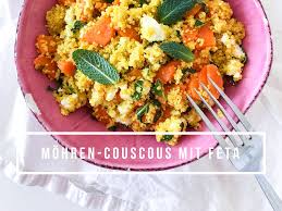Schnell Und Vegetarisch Rezept Fur Mohren Couscous Mit Feta Vegetarisch Kochen Rezepte Couscous