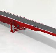 3D design model of 3 section telescopic belt conveyor ...