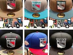Custom New York Rangers 59fifty Fitted Cap By New Era X Nhl New York Rangers Fitted Caps Fitted Baseball Caps