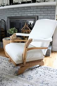 Living room chairs & chaises. Vintage Rocking Chair Makeover Noting Grace