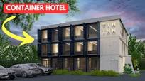 STUNNING!! SHIPPING CONTAINER HOTEL - Container Hotel Design