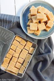 Stir until sugar dissolves, then stir in the condensed milk and butter. Traditional Homemade Scottish Tablet Bake Then Eat