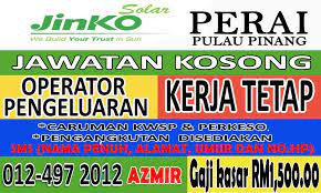 ~ jawatan tetap ~ pakaian seragam disediakan ~ caruman kwsp,… Jawatan Kosong Operator Posts Facebook