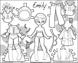 Paper dolls coloring pages are a great way for kids to use their imaginations. Paper Doll Coloring Pages Coloring Home