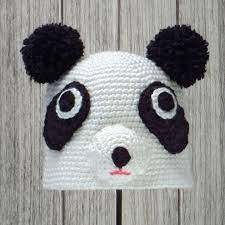 Panda Hat For Babies And Children Crochet Pattern In Amigurumi Animal Hats By Linda Wright Http Amazon Com Dp 0980 Crochet Projects Crochet Hats Crochet
