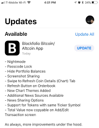 Cryptocurrencies signaled the paradigm shift in the financial industry and a host of several other markets. Blockfolio Update Cryptocurrency