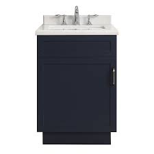 Tradewindsimports offers 22 inch bathroom vanities collection page where you find only size width 22 inch vanities. Home Decorators Collection Lincoln 24 Inch W X 22 Inch D Vanity In Midnight Blue With Marb The Home Depot Canada