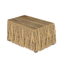 The Beistle Company Raffia Table Skirting Walmart Com Table Skirt Hawaiian Party Theme Luau Party Supplies