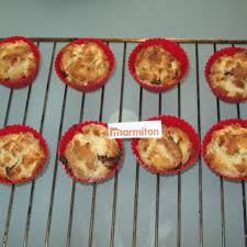 Muffins Noix De Coco Coeur Coulant Au Nutella Recette De Muffins Noix De Coco Coeur Coulant Au Nutella Marmiton