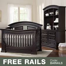 Baby Appleseed Chelmsford 3 Piece Nursery Set Convertible Crib Double Dresser And Hutch In Coco Free Shipping