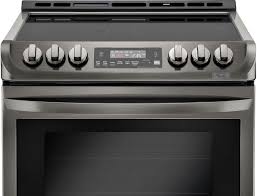 Maybe you would like to learn more about one of these? Lg 6 3 Cu Ft Self Cleaning Slide In Electric Range With Probake Convection Printproof Black Stainless Steel Lse4613bd Best Buy
