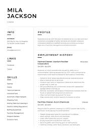 Create a perfect resume with our online curriculum vitae maker in just a few steps. Cleaner Resume Writing Guide 12 Templates Pdf 20
