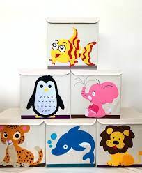 Animal Toy Storage Storage Box Cubed Box Animal Toy Box Etsy Toy Storage Kids Toy Store Toy Storage Baskets