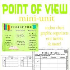 Point Of View Mini Unit The Curriculum Corner 4 5 6