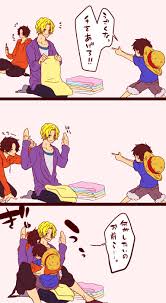 Ace San Sabo San Und Ruffy Kun Asl One Piece Ace One Piece Images One Piece Funny