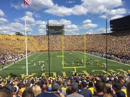 Michigan Stadium Section 12 Home Of Michigan Wolverines