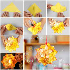 Wonderful Diy Origami Kusudama Flower Ball You will need 60 pieces of rectangle paper for 30 units. wonderful diy origami kusudama flower ball