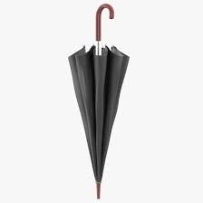 Umbrella Closed 3 Black 3d Model Umbrella Umbrella Painting Black