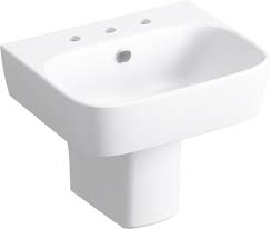 kohler moderne wall mount pedestal