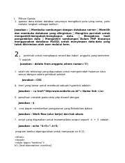 Soal essay pemrograman web html their support is real people, and they are always friendly and supportive. Soal Uas Pemrograman Web Ii Kisi Kisi Doc I Pilihan Ganda 1 Operasi Data Dalam Databse Umumnya Mengitkuti Pola Yang Sama Yaitu Melalui Langkah Course Hero