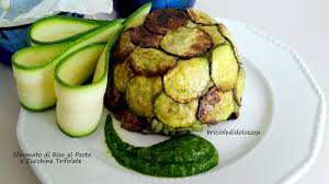 Sformato Di Riso Al Pesto E Zucchine Trifolate Briciole Di Dolcezza Zucchine Ricette Riso