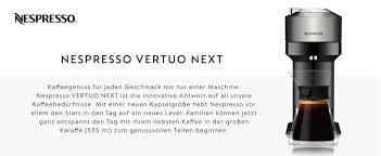 Intenso, odacio, solelio, vanizio, altissio Amazon De Krups Xn910c Nespresso Vertuo Next Kaffeekapselmaschine 1 1 Liter Wassertank Kapselerkennung Durch Barcode 6 Tassengrossen Power Off Funktion Aus 54 Recyceltem Kunststoff Dark Chrome