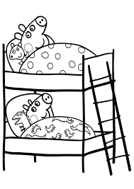 The bed is used for various human activities like bed room coloring page printable is also so interesting for kids to color it. Peppa Pig Coloring Pages Best Coloring Pages For Kids