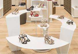 Retail Shoe Store Round Free Standing Gondola Shelving Units Design Store Display Design Furniture Shop Retail Shelving