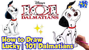 The show focuses primarily on lucky, rolly, cadpig, and spot the chicken. How To Draw Lucky 101 Dalmatians Step By Step Drawing Youtube