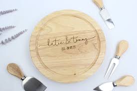 Personalised Cheese Board Knife Set Wedding Gift Ideas Etsy Personalized Cheese Board Unusual Engagement Gifts Unique Engagement Gifts