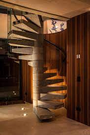 Industrial Ingenuity Contemporary Auckland Home In Concrete Steel And Glass Concrete Staircase Staircase Design Modern Stairs