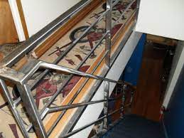 A handrail is designed to be grasped by the human and should put ergonomics and safety above fashionable finishes. Fabricator Ny Pipe Tubular Steel Hand Railing Stair Railings