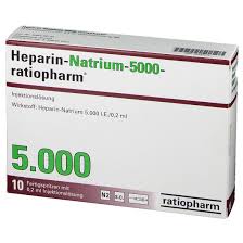 Heparin Natrium 5000 Ratiopharm 10 St Shop Apotheke Com