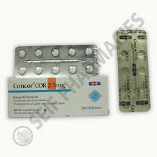 Concor Cor 2 5 Mg 30 Tab صيدلية سيف اون لاين اطلب دواء