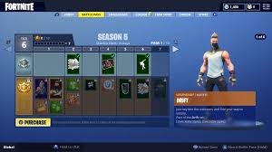 Completing the first level of the beskar quest allows players to unlock all of them in fortnite. Fortnite Season 5 Battle Pass Cost Challenges Worlds Collide Event Usgamer