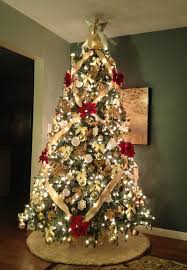 Ivory Gold And Red Christmas Tree 2013 Red And Gold Christmas Tree Red Holiday Decorations Silver Christmas Decorations