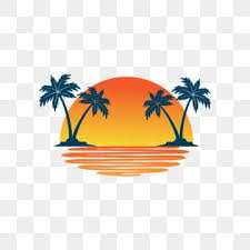 Browse our beach coconut images, graphics, and designs from +79.322 free vectors graphics. Orange Yellow Sunset Between Two Coconut Tree Island With Shadow On The Sea Vector Logo Design Beach Vector Logo Png And Vector With Transparent Background F In 2021 Tree Icon Tree