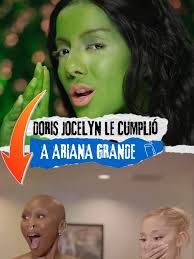 Doris Jocelyn y el reto de maquillaje de Ariana Grande