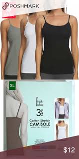 Felina 3 Pack Cotton Stretch Camisole Felina 3 Pack Of