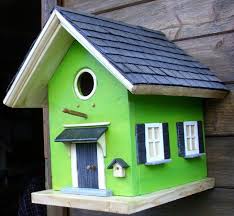 Vogelhaus Nistkasten Waldmeister Das Vogelnisthaus Ist Aus Kiefernholz Und Mit Dekorelementen Auf Der Wal Vogelhaus Plane Vogelhaus Bemalen Diy Vogelhaus