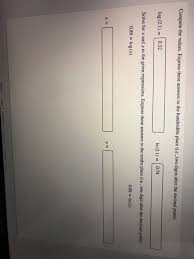 Digits can be placed to the left or right of a decimal point, to show values greater than one or less than one. Solved Compute The Values Express These Answers To The H Chegg Com