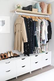 Looking for a good deal on hidden shelf support? 8 Bedrooms That Master The Open Closet Storage Trend Diy Bedroom Storage Small Bedroom Storage Small Bedroom Designs